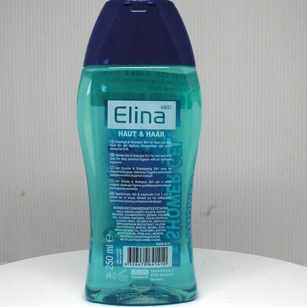 Dusch Gel Elina Wellness 250ml Haut&Haar 2in1 Duschgel und Shampoo