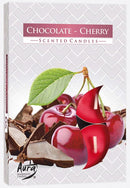 Teelichter Duft 6er Schokolade-Kirsche