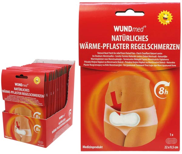 Wundverb. Wärme Pflaster 22x9cm f. Regelschmerzen