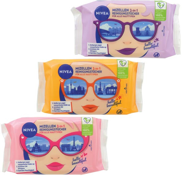 Nivea Visage Gesichts-Rein.Tücher 25er Mizellen