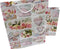 Geschenktasche Rosen- und Herz-Motiv,