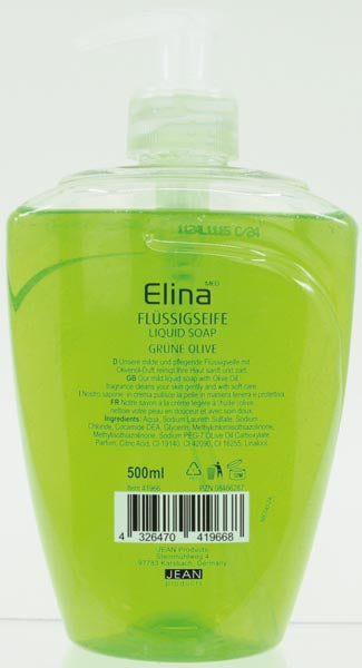 Elina Olive Seife flssig 500ml mit Spender