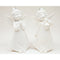 Porzellan Engel weiß glänzend 8,5x5cm