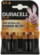 Batterie Duracell Plus Alkaline Mignon AA 4er