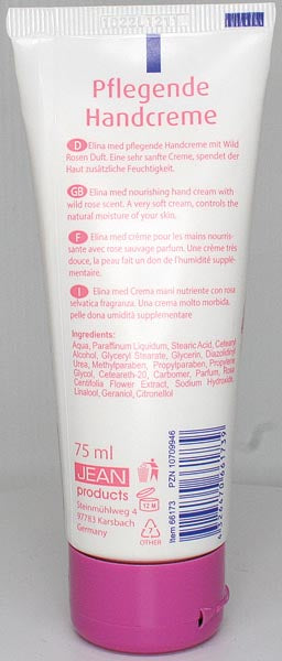 Elina Wild Rose Handcreme 75ml in Tube