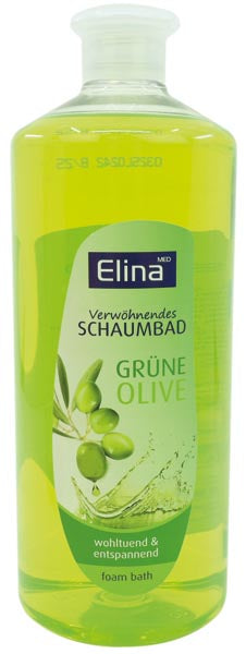Bad Schaumbad Elina 1000ml grne Olive wohltuend & entspannend