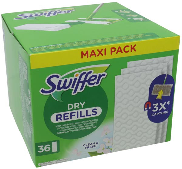 Swiffer Trocken Wischtücher Nachfüllpackung 36er