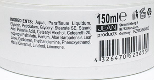 Elina Aloe Vera Pflegecreme 150ml in Dose fr Gesicht & Krper, mit Schutzfolie