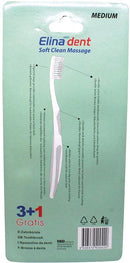 Zahnbrste Elina Softclean 3+1 Anti-Rutschgriff