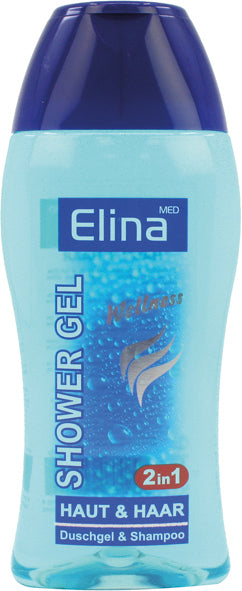 Dusch Gel Elina Wellness 250ml Haut&Haar 2in1 Duschgel und Shampoo