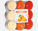 Teelichter Duft 18er Orange in Blockpackung