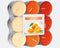 Teelichter Duft 18er Orange in Blockpackung
