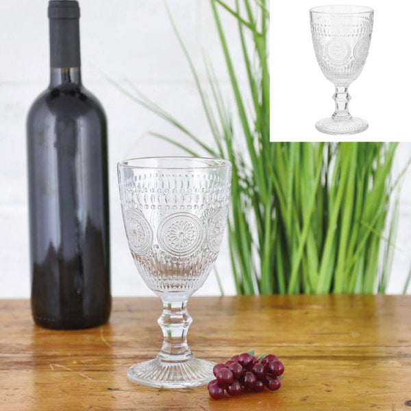 Weinglas Mandala transparent, ca. 300ml Glas,edel