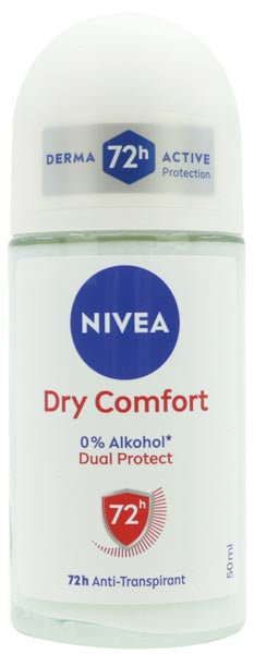 Nivea Deoroller 50ml Dry Comfort, weiss