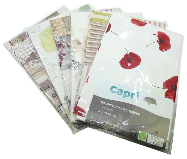 Tischdecke Wachstuch 100x140cm mit Motiv, eckig