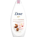 Dove Bad 750ml Pure Verwhnung Mandelmilch und Hibiskusduft