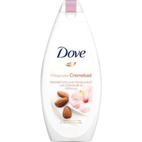 Dove Bad 750ml Pure Verwhnung Mandelmilch und Hibiskusduft