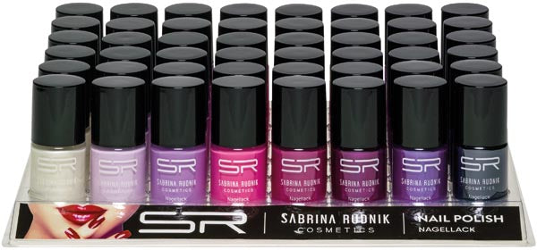 Nagellack Sabrina klassische Farben a.Tray 12ml