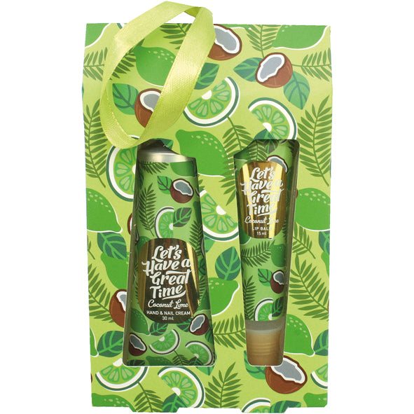 Geschenkset Cocos-Limette 2tlg in Geschenkkarton