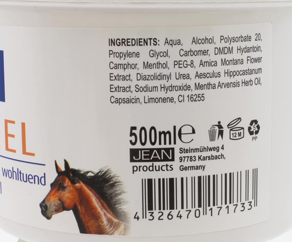 Creme Elina 500ml Pferdebalsam Chili in Gel-Form rotes Gel