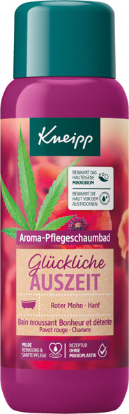 Kneipp Aroma Schaumbad 400ml Glckliche Auszeit Roter Mohn & Hanf
