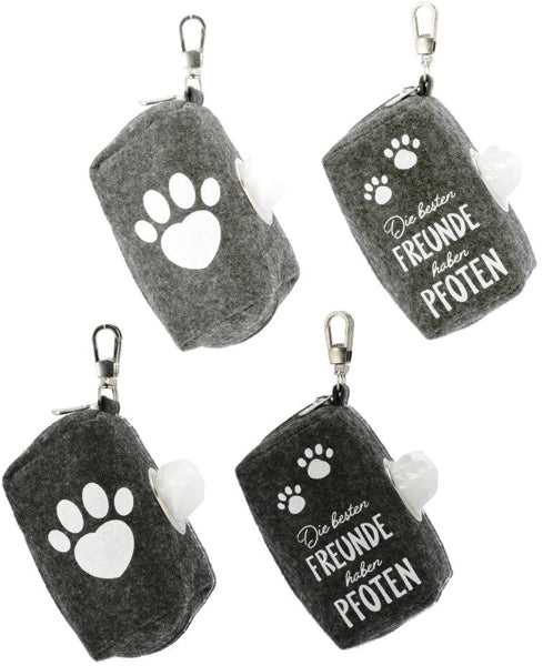 Hundekotbeutelspender Tasche Filz 4/s