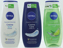 Nivea Dusch women 18er Display 250ml 3fach sortiert 8x Nivea Pflegedusche Creme Soft & Mandell, 5x Nivea Duschgel Lemongrass & Oil 5x Nivea Pflegedusche Creme Care & Nivea Duft