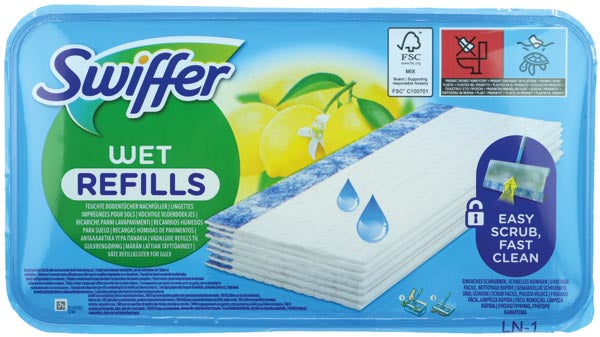 Swiffer Wet Wischtücher Nachfüllpackung 12er