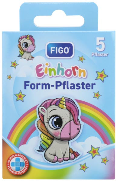 Wundverband Kinder Pflaster 5er Einhornform