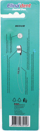 Zahnbrste ELINA 2er m. Anti-Rutschgriff medium