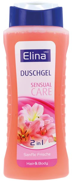 Dusch Gel Elina 300ml 2in1 Sensual Care fr Haut und Haare sanfte Frische