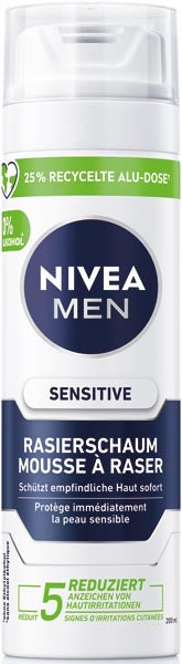 Nivea Rasierschaum 200ml Sensitive