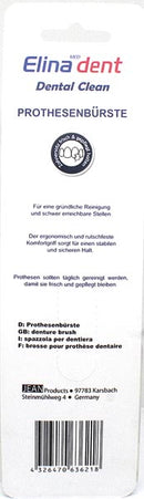 Zahnbrste Elina 1er Prothesenbrste 16cm mit rutschfestem Griff, farbig sortiert