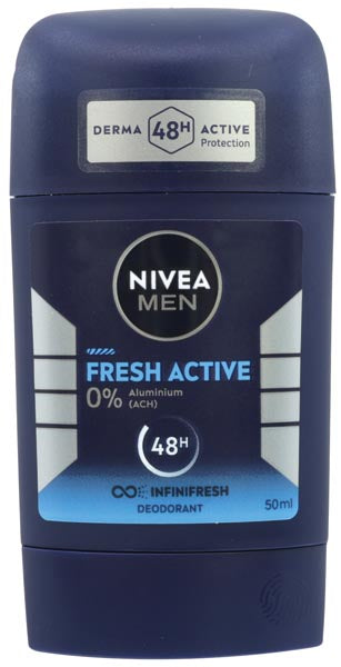 Nivea Deostick 50ml fresh active for men