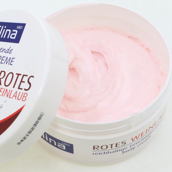 Creme Elina 150ml Rotes Weinlaub Creme in Dose mit Schutzfolie