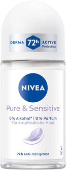 Nivea Deoroller 50ml Pure & Sensitive