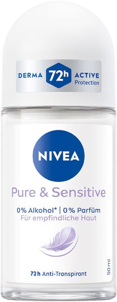 Nivea Deoroller 50ml Pure & Sensitive