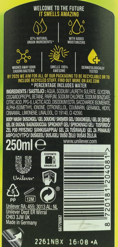 Axe Duschgel 250ml Epic Fresh