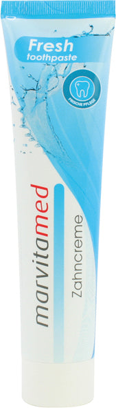 Zahncreme Marvita 125ml Fresh mit Fluorid reinigt & strkt Zhne und Zahnfleisch, verleiht ein sauberes & frisches Mundgefhl
