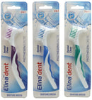 Zahnbrste Elina 1er Prothesenbrste 16cm mit rutschfestem Griff, farbig sortiert