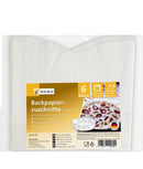 6 Backpapierzuschnitte, rund, für Springformen 26/28cm