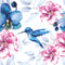 Tissue servietten-Blue Hummingbird