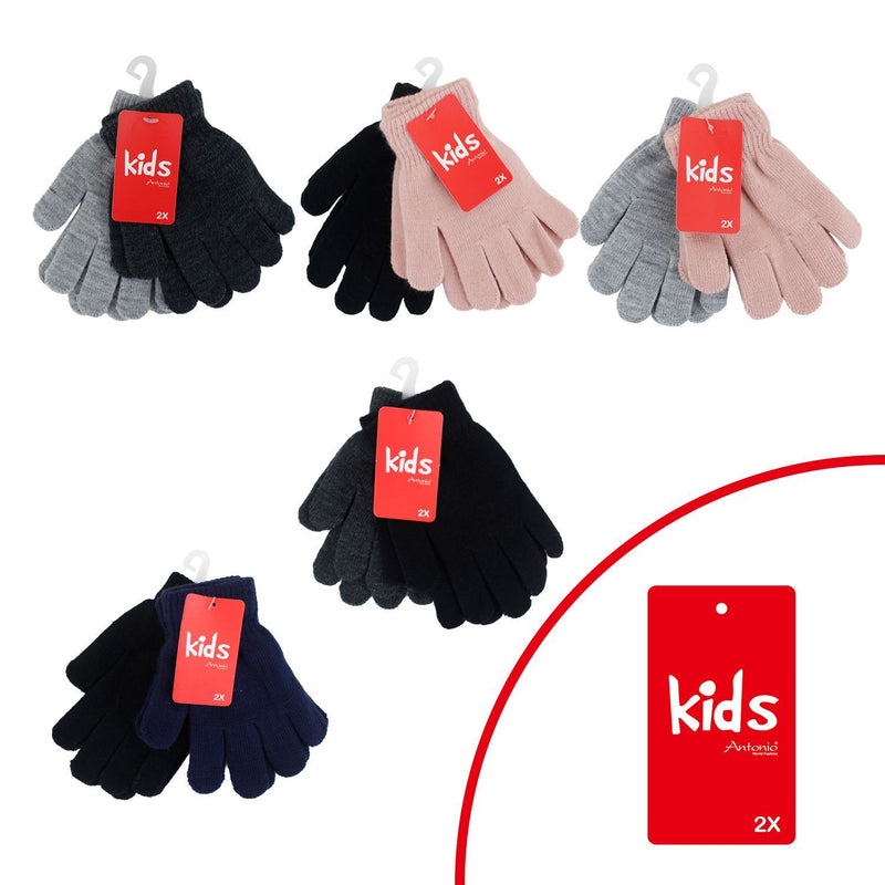 2er Pack Kinder Handschuhe