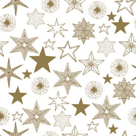 Tissue servietten-Gold Stars