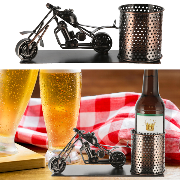 [CEP-45374] Bierflaschenhalter Motorrad, ca. 23cmL