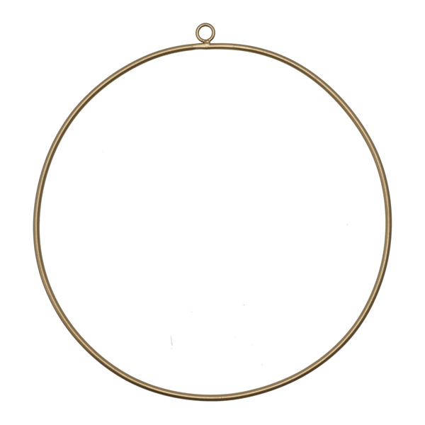 Ring zum Hängen DIY, gold, 25cmD