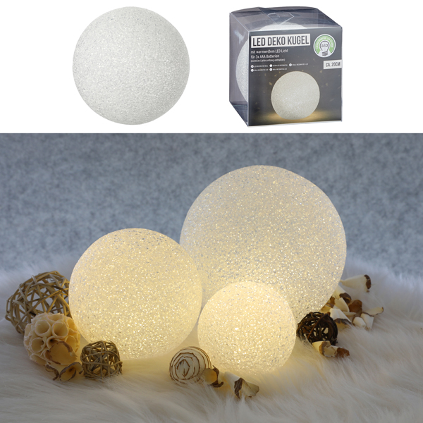 [CEP-71684] LED Deko Kugel "Soft", XXL, 20cm