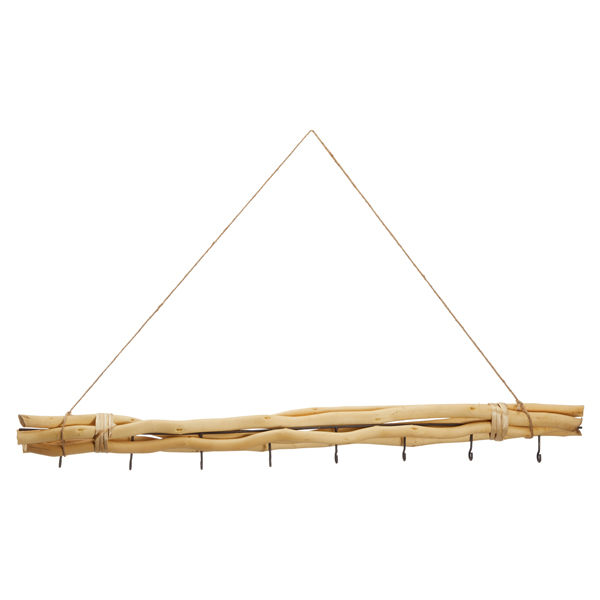 [CEP-41590] Wanddeko "Bündel", natur, z. hängen, 8 Haken, gr., ca. 80cm