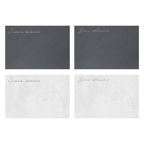 [CEP-65400] Platzmatte Spruch1, 4/s, ca. 44x29cm