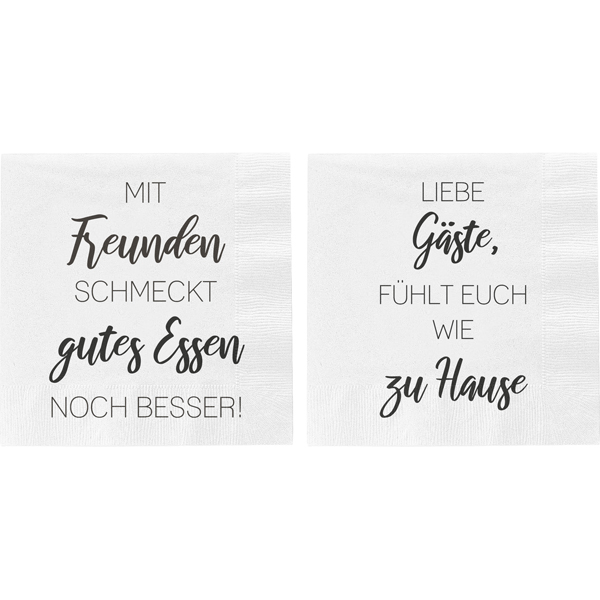 Servietten Tischgast, 2/s 20er Pack